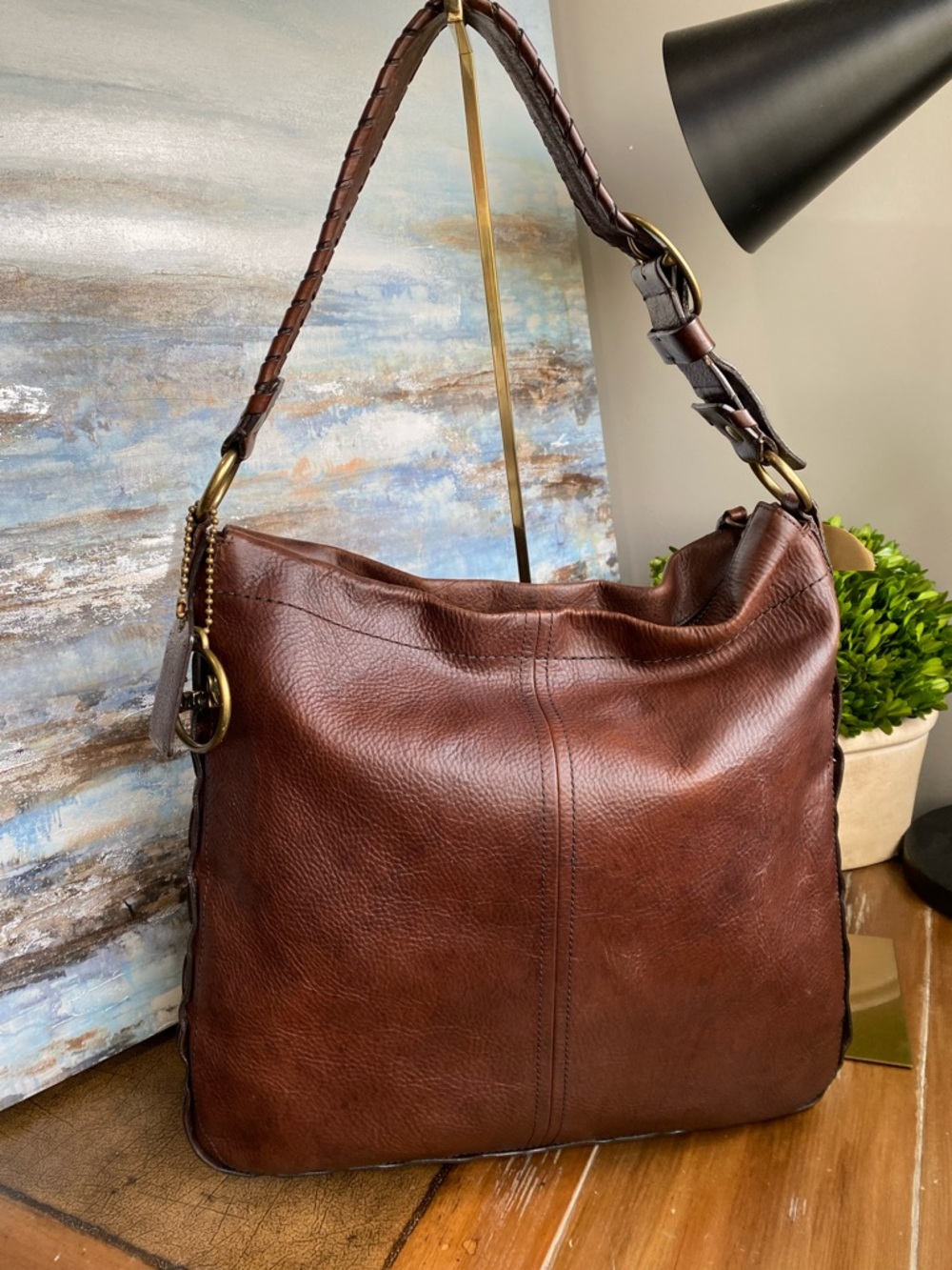 Coach XL Legacy Thompson Tote in Brown - Picture 9 of 17